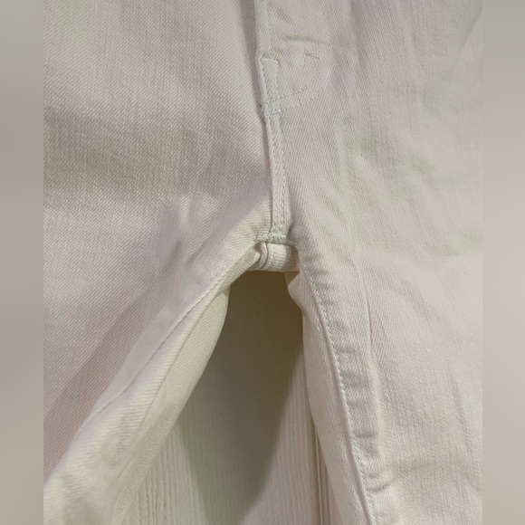 Mother The Rascal Crop Fray Jeans In Cream Puffs Size 25 Casual Trendy Preppy - Picture 7 of 15